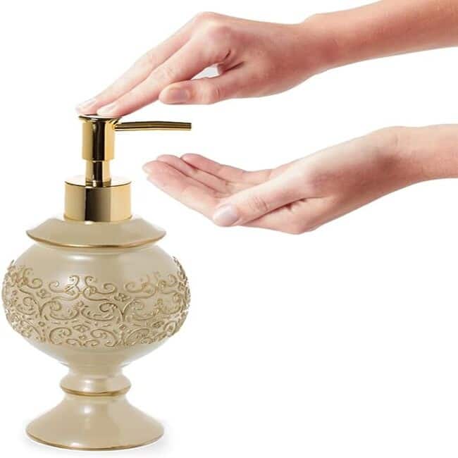 Creative Scents Shannon Beige Hand Soap Dispenser
