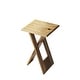 preview thumbnail 1 of 1, Handmade Butler Hammond Natural Wood Folding Table (India) Acacia