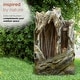 preview thumbnail 4 of 10, Alpine Corporation 62" Tall Outdoor Tree Trunk Water Fountain with LED Lights