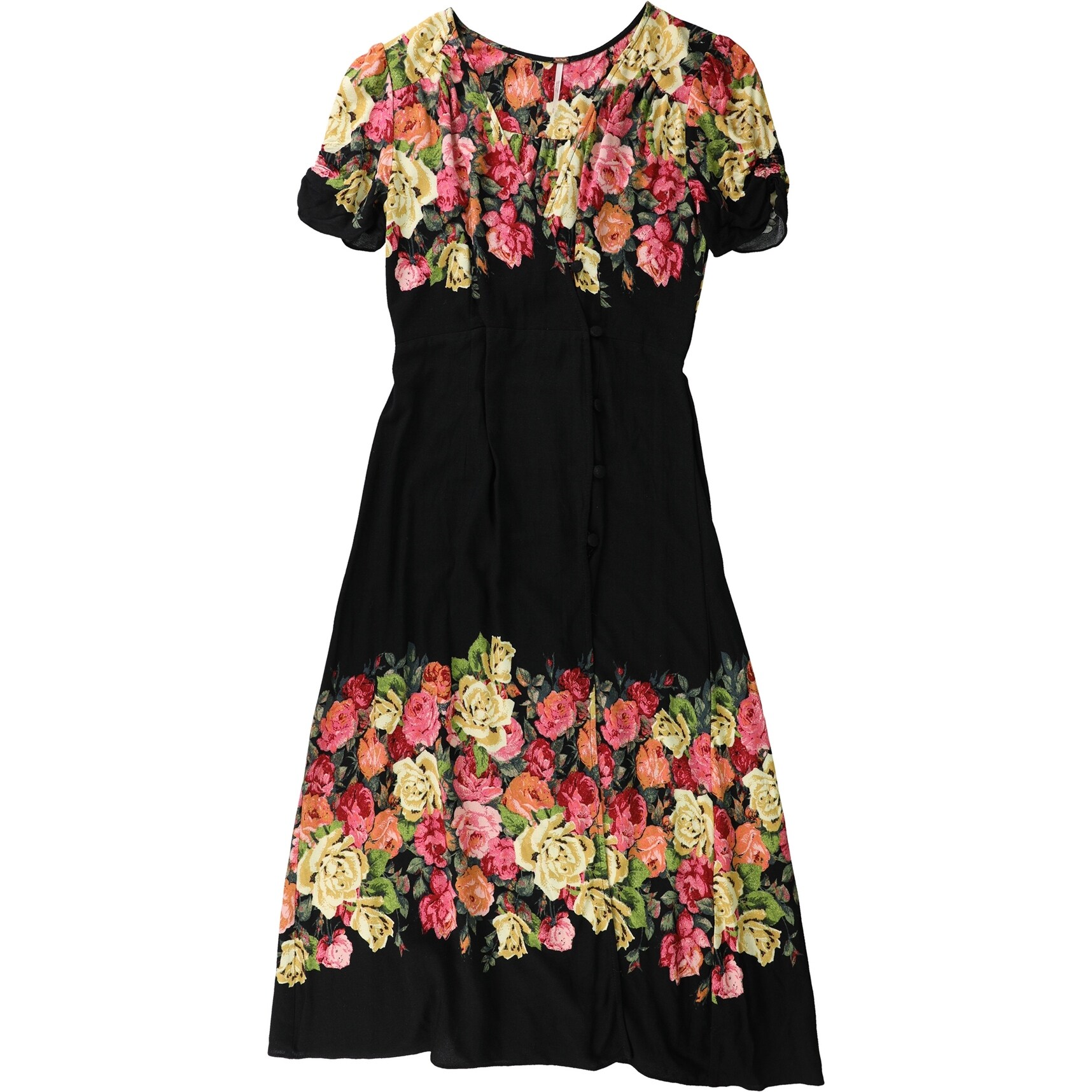 free people june bug maxi blouse