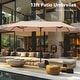 preview thumbnail 58 of 69, MAISON ARTS 7/8 Pieces Outdoor Patio Dining Set, 6 PE Rattan Chairs with Cushions and 1 Rectangle Metal Table