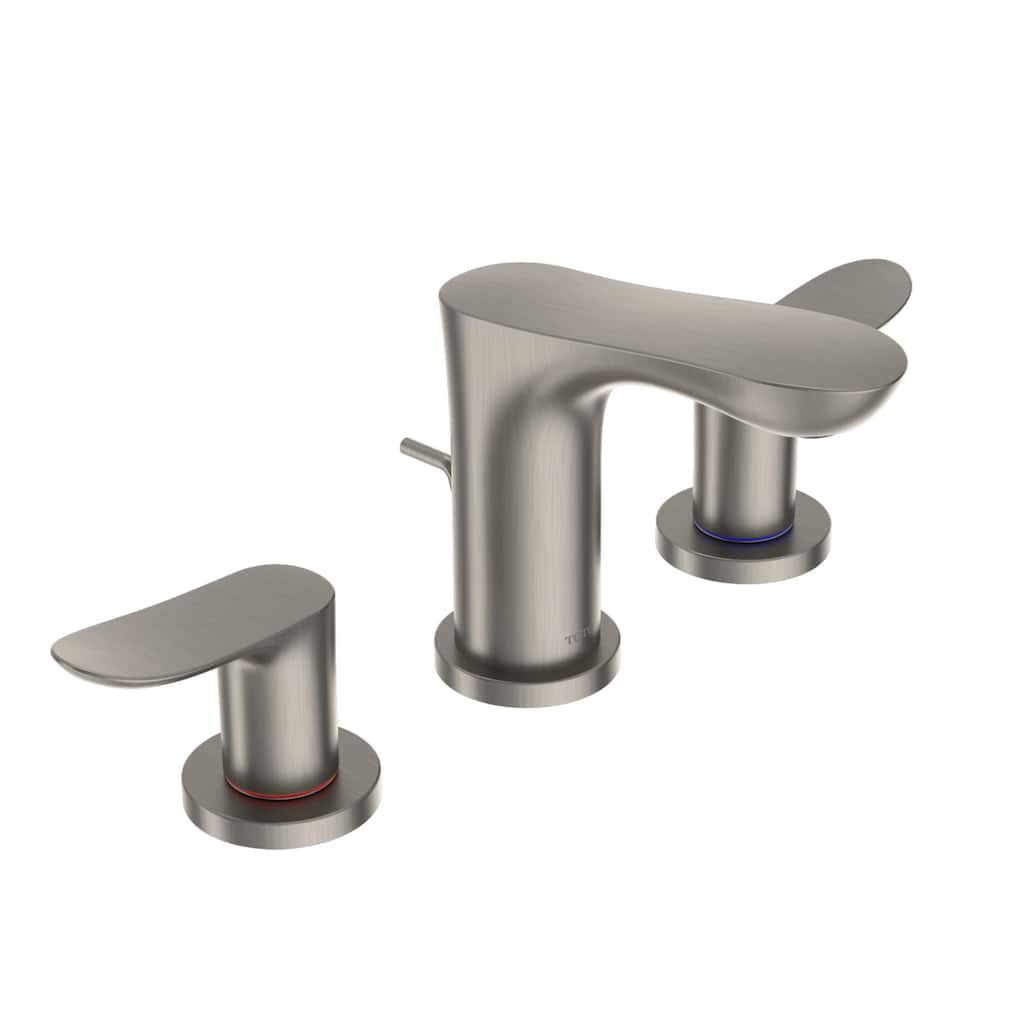 TOTO Global 1.2 GPM Widespread Bathroom Faucet with Pop-Up Drain