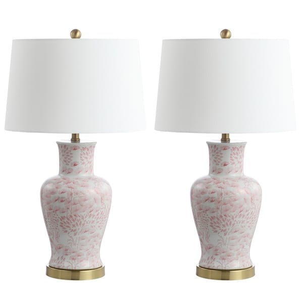 SAFAVIEH Lighting 28" Calli LED Table Lamp (Set of 2) - 16"x16"x28"