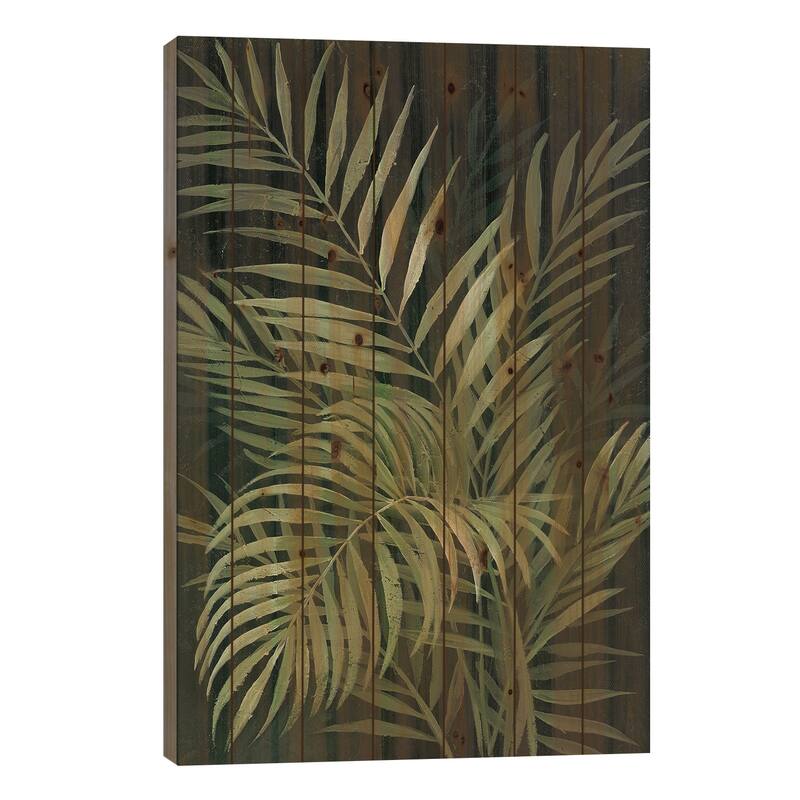 Island Dream Palms II Print On Wood by Nan - Multi-Color - 26x18x1.5
