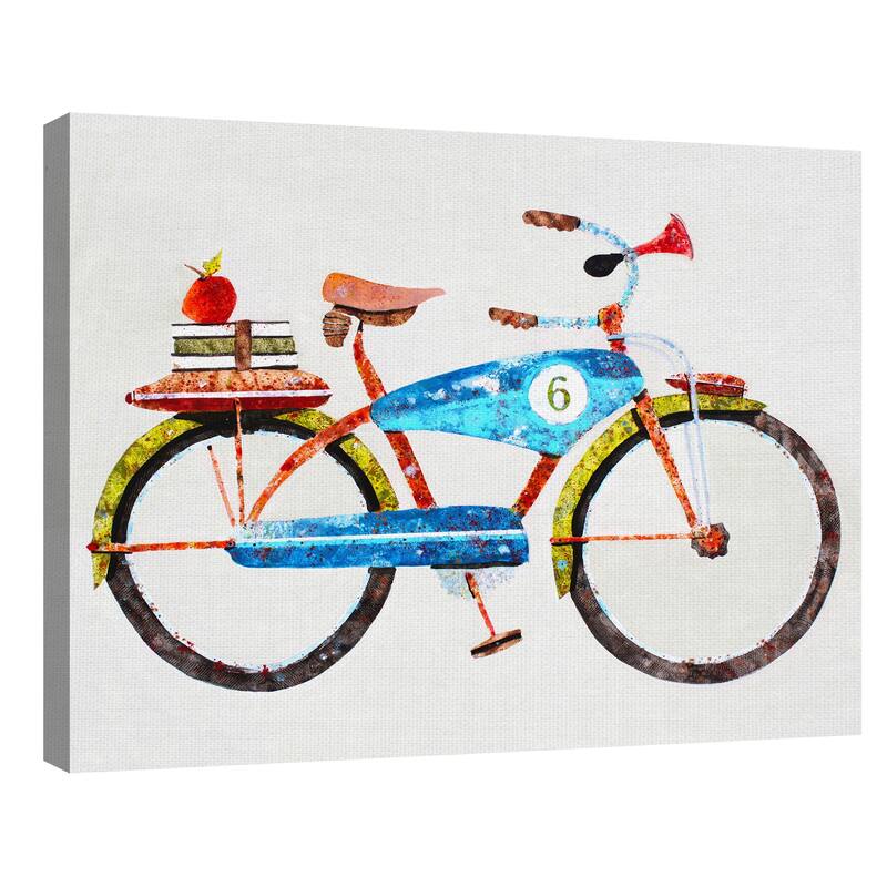 Bicycle No. 5 & 6 by Anthony Grant Canvas Art Prints