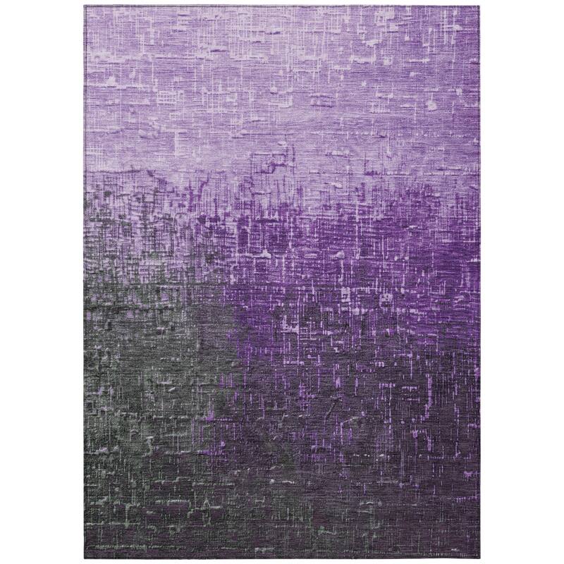 HomeRoots Ombre Transitional Rectangle Outdoor Rug