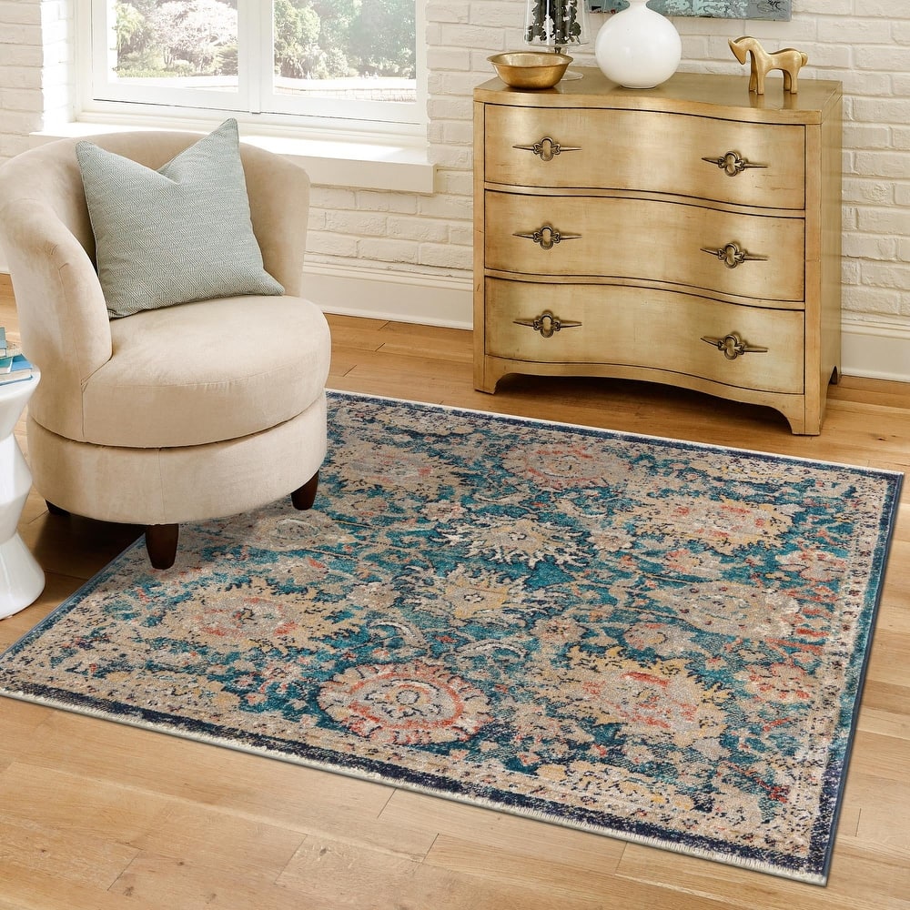 Traditional Nixa Collection Area Rug