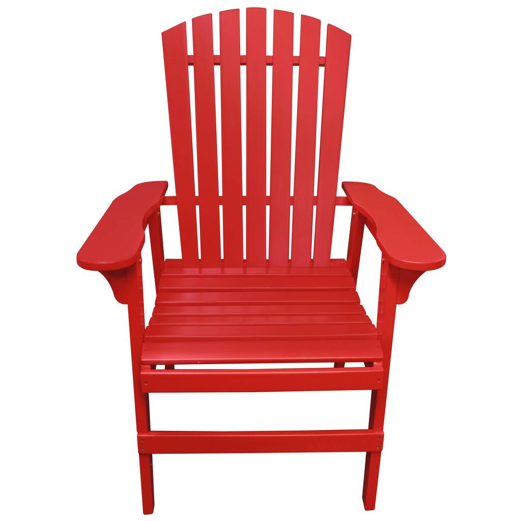 Leigh Country TX 39018 Adult Adirondack Chair Natural