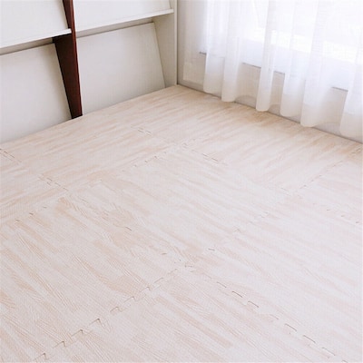 12 Tiles Gym Foam Puzzle Floor Tiles 24x24" Interlocking Floor Mats 48sq.ft