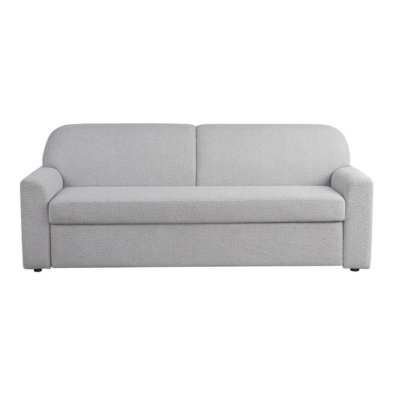 Serta Whitmore Convertible Sofa in Boucle Fabric