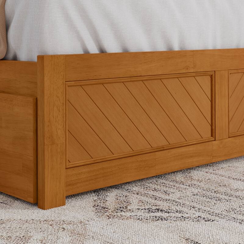 AFI, Canyon Platform Bed with Matching Footboard & Trundle
