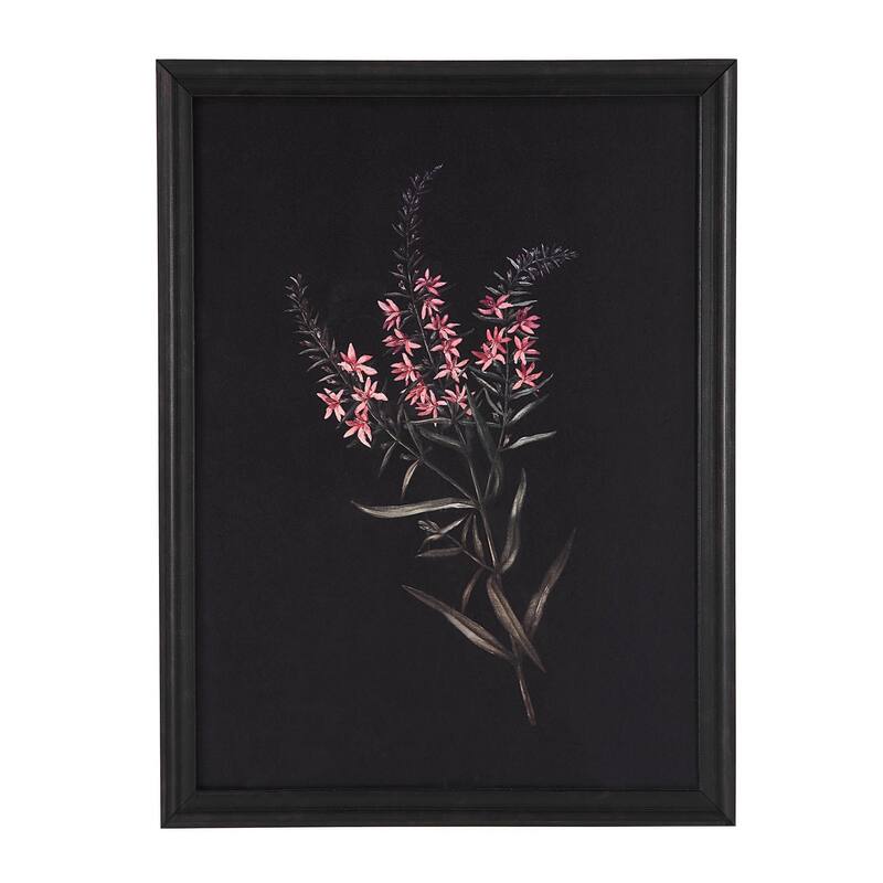 Renwil Wallflower Rag Paper 6-Piece Wall Art with Black Frame