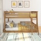 preview thumbnail 27 of 37, Max and Lily Twin over Twin Low Bunk with Guard Rails