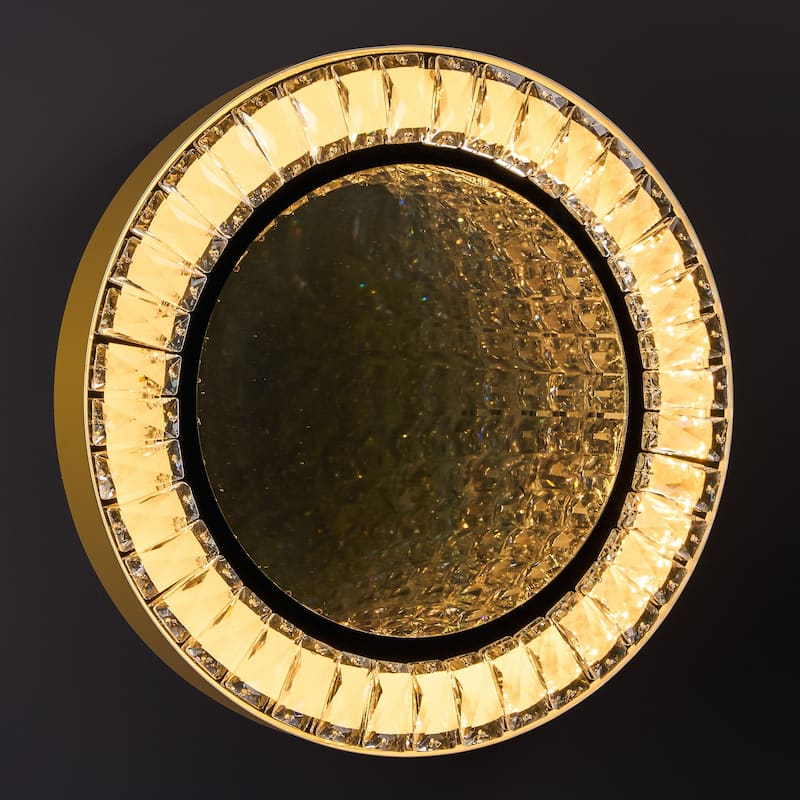 Modern Crystal Chandelier Flush Mount Light