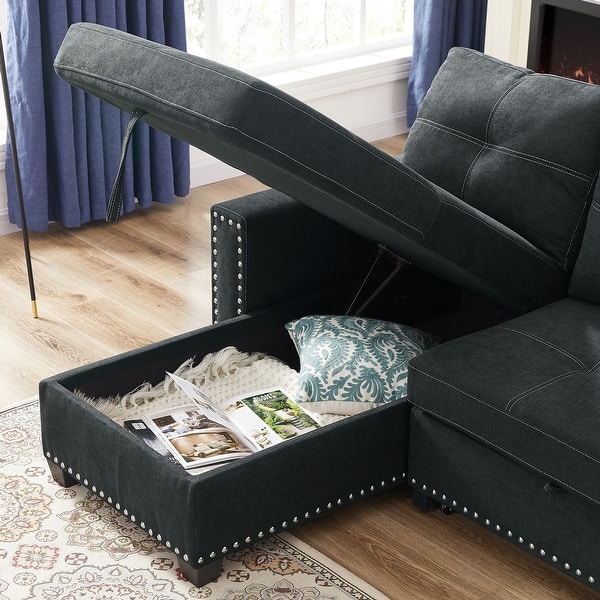 Simple Living Storage Chaise Lounge - On Sale - Bed Bath & Beyond