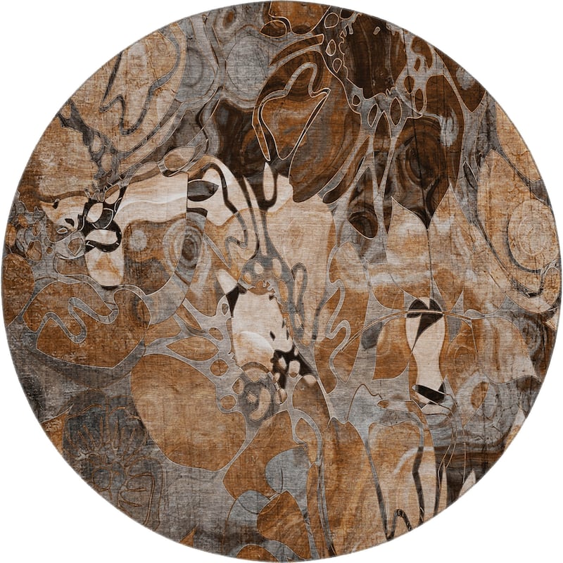 Premium Washable Super Soft Abstract Floral Mayfield Rug