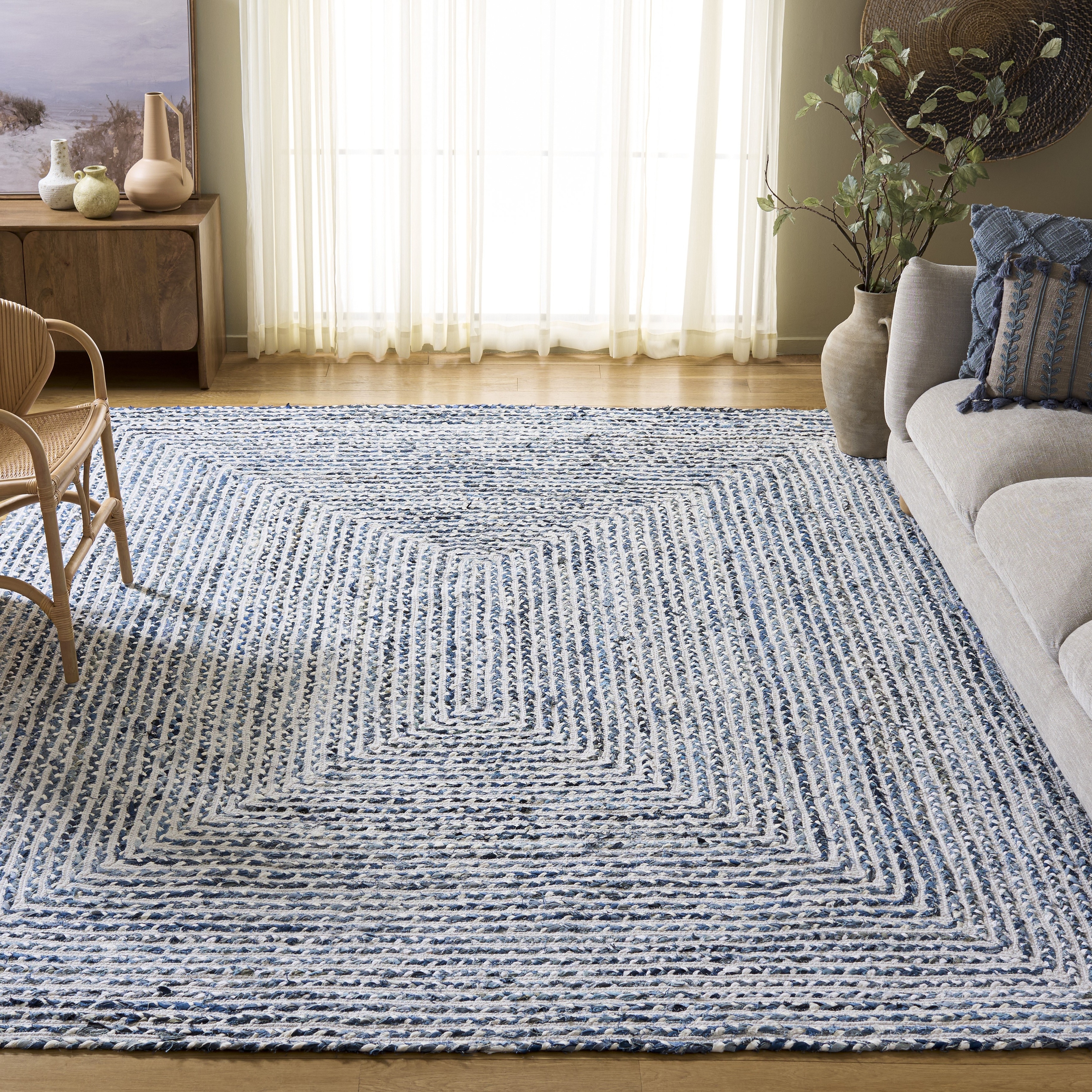 SAFAVIEH Handmade Braided Tadako Cotton Rug - On Sale - Overstock