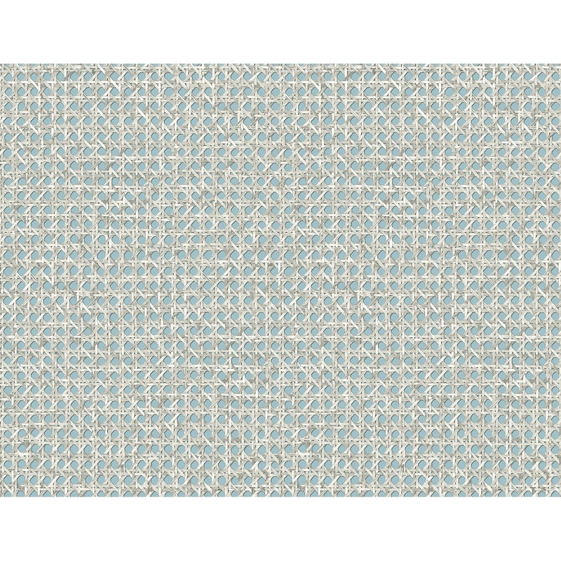 Seabrook Designs Mika Unpasted Wallpaper - 27 in. W x 27 ft. L - Oceanside