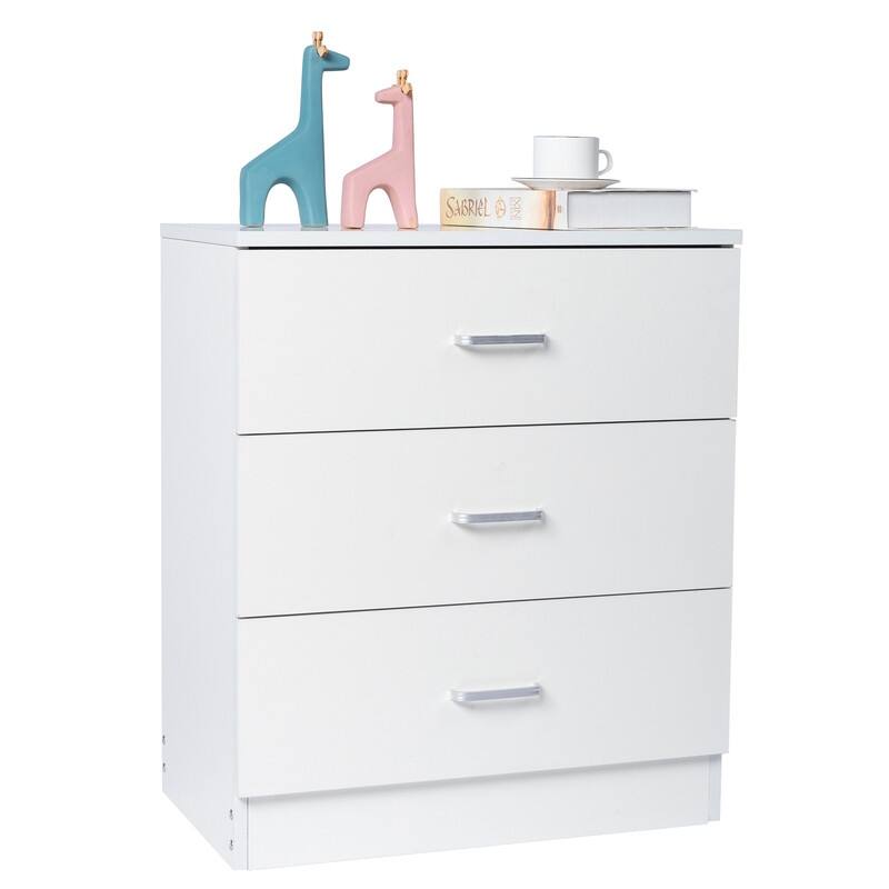 Fastbuy P2 White 3-drawer Dresser - White