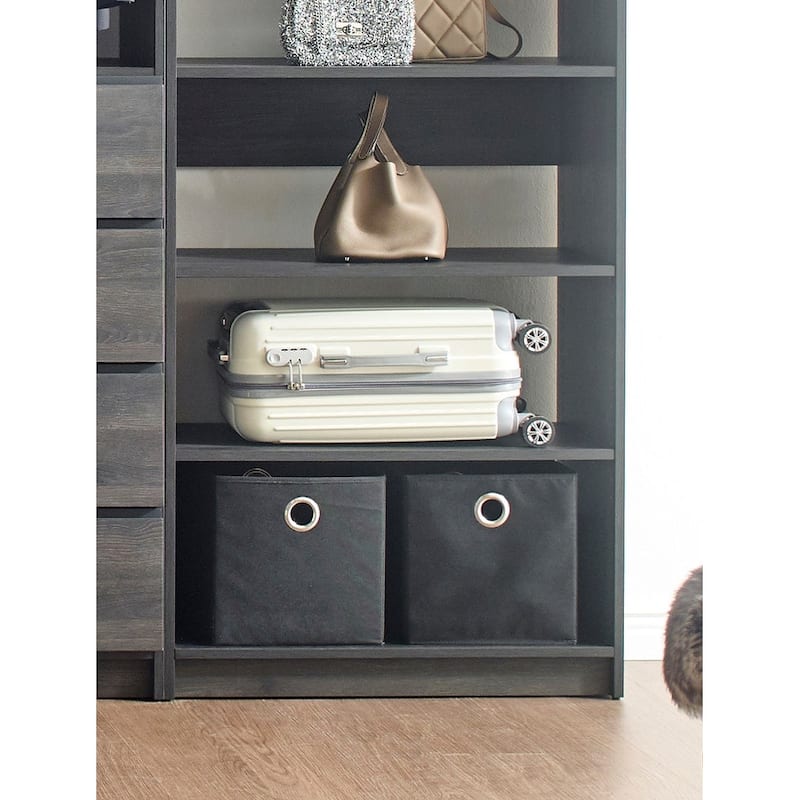 Prosper Gray Freestanding Walk in Wood Closet System