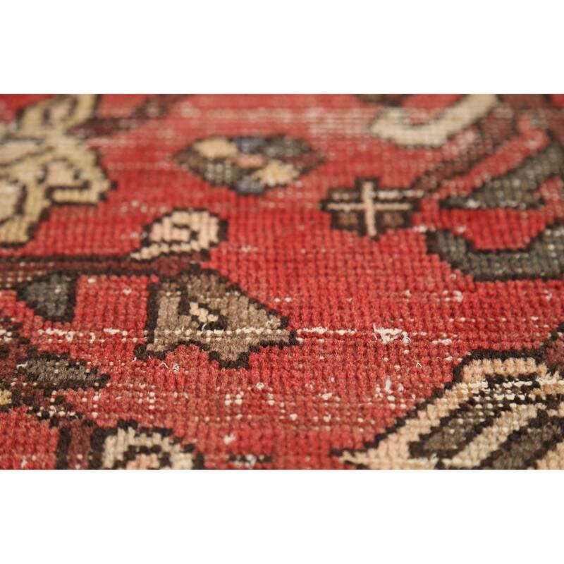 Hand Knotted Oriental 100% Wool Carpet Traditional Floral Oranges & Rust Bakhtiari Area Rug - 6' 2'' X 4' 7''