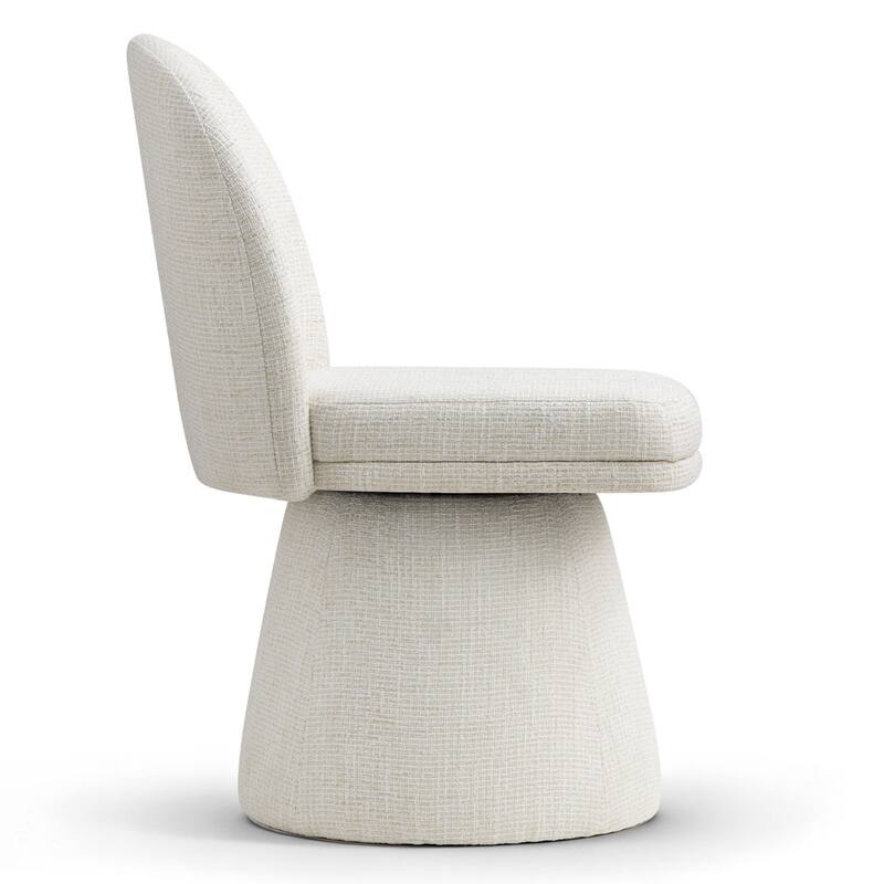 Upholstered Swivel Dining Chair(Set of 4)