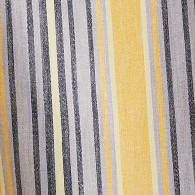 Set of 2 Fromage Cheese Themed with Coordinating Yellow Black Stripe Cotton Kitchen Dishtowels 26L x 18W in.