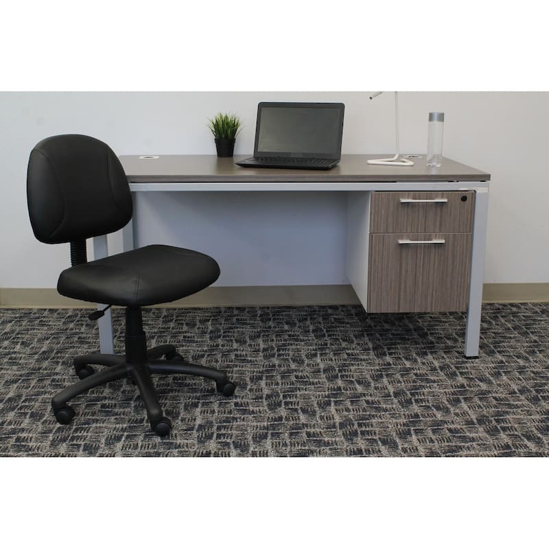Porch & Den Glenmore Black Posture Chair