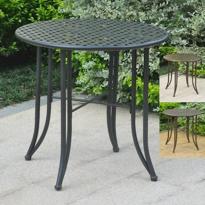 Mandalay 30-inch Iron Patio Bistro Table