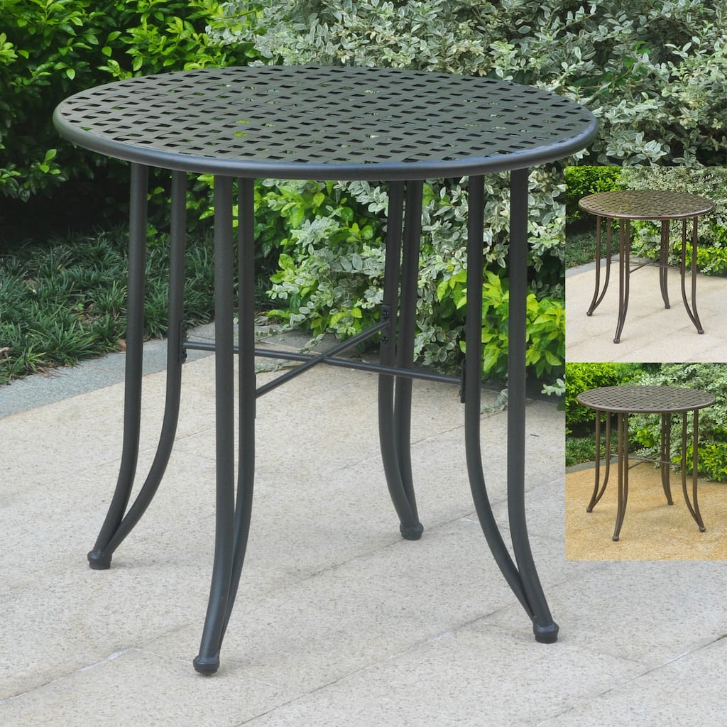 Mandalay 30-inch Iron Patio Bistro Table