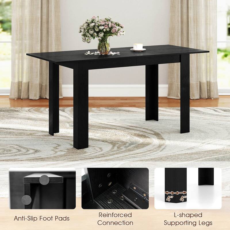 Costway 47”-62” Extendable Dining Table for 4-8 People for Dining Room - See Details