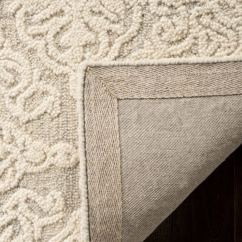 SAFAVIEH Handmade Blossom Mahalia Modern Floral Wool Rug