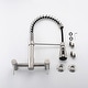 preview thumbnail 28 of 27, Dornberg Wall Mounted Pull Down Bridge Kitchen Faucet