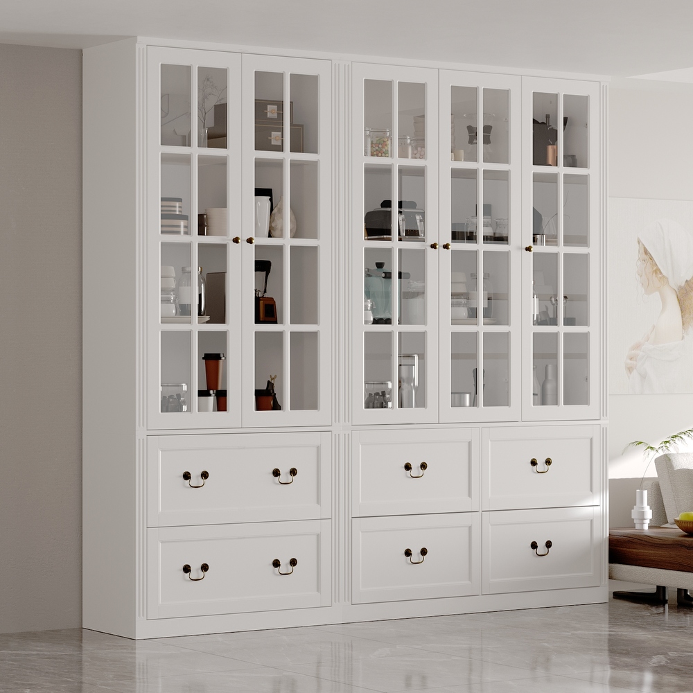 White display outlet bookcase
