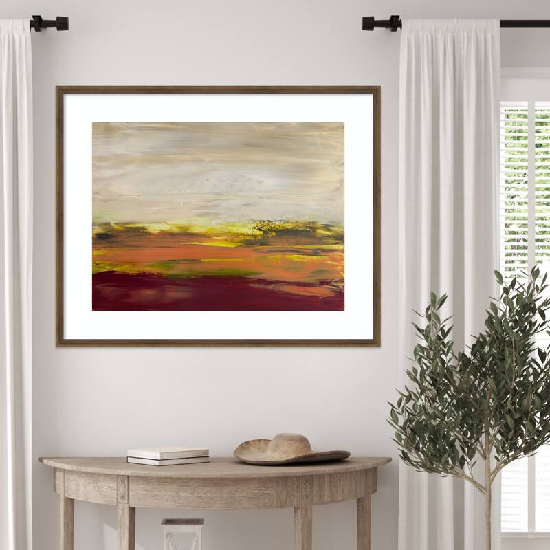 Calypso Glow by Julia Contacessi Wood Framed Wall Art Print