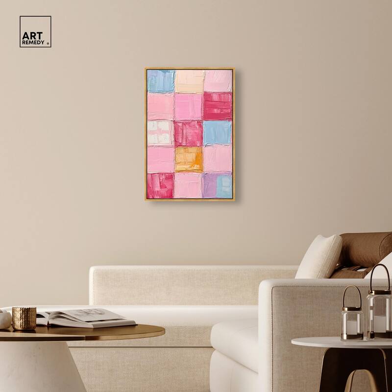 Color Squares II Canvas by Art Remedy