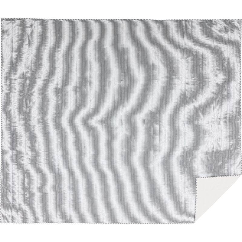 Sawyer Mill Ticking Stripe Quilted Coverlet