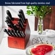 preview thumbnail 3 of 5, HENCKELS Solution Razor-Sharp 15-pc Knife Set, German Engineered Informed by 100+ Years of Mastery, Chefs Knife - Black