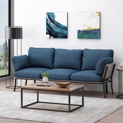 Carvel Mid-century Modern 3-seater Sofa by Christopher Knight Home