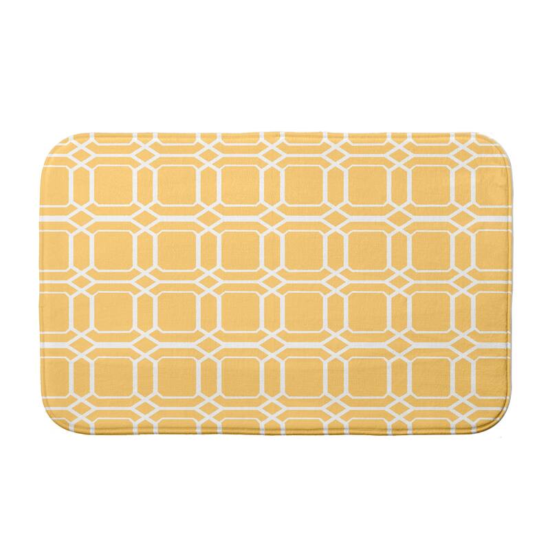 O the Fun Bath Mat - 21 x 34 - Yellow