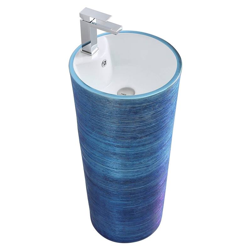 Fine Fixtures VANNES PEDESTAL 16"X16" BRUSHED GOLD