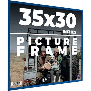 35x30 Frame Gold Solid Wood Picture Frame Width 3 Inches | Interior ...