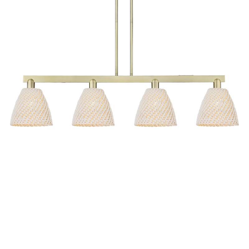Innovations Lighting 716-4I-12-52 Bristol Natural Linear Bristol - Antique Brass / Natural