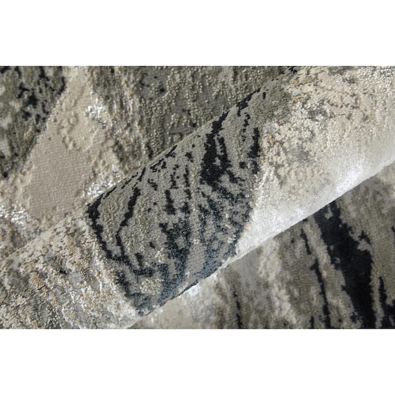 Jewel 39N2F Abstract Modern Area Rug