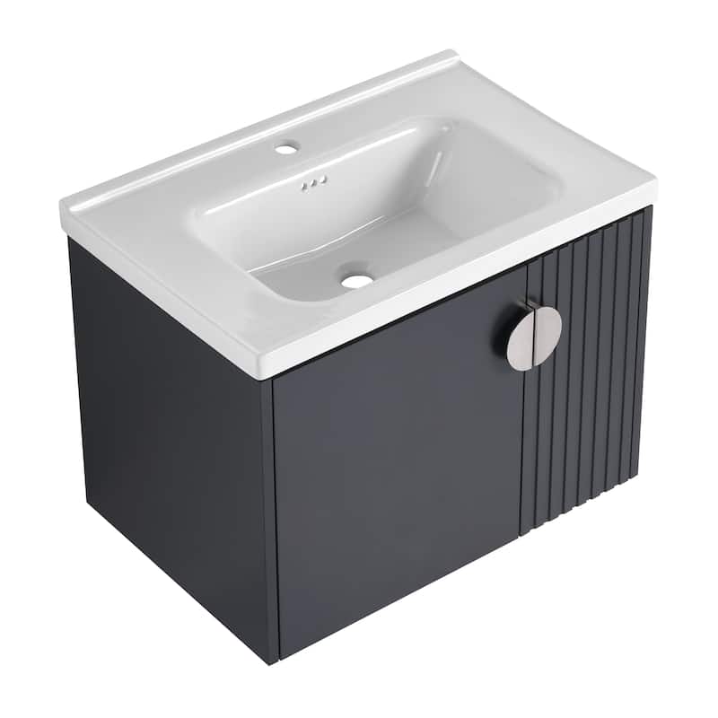 Topcraft Wall Mounted Bathroom Vanity with Sink