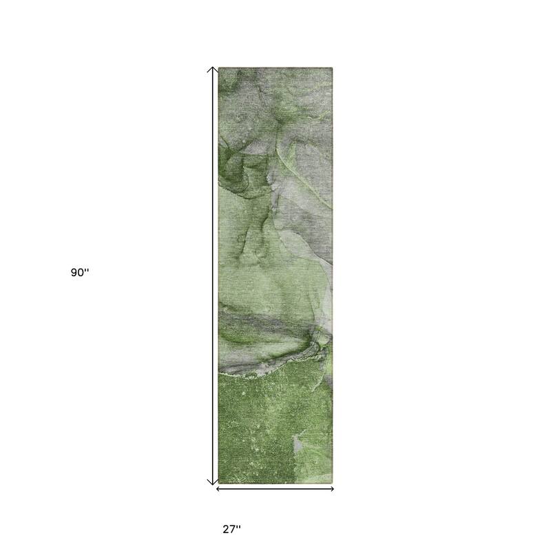 Mato Modern Art-Inspired Weather Resistant Blended Style Outdoor Rug