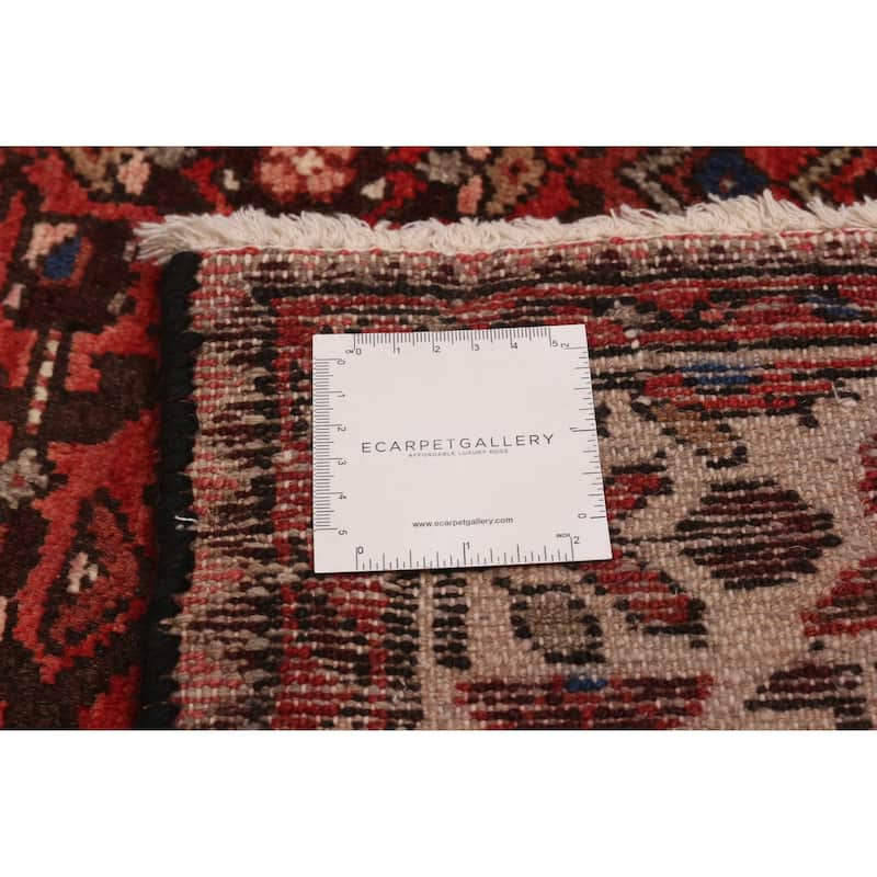 ECARPETGALLERY Hand-knotted Andelz Red Wool Rug - 3'7 x 9'8