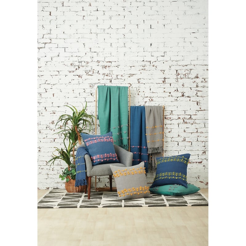 Tabb Boulder Ochre 50" x 60" Throw Blanket