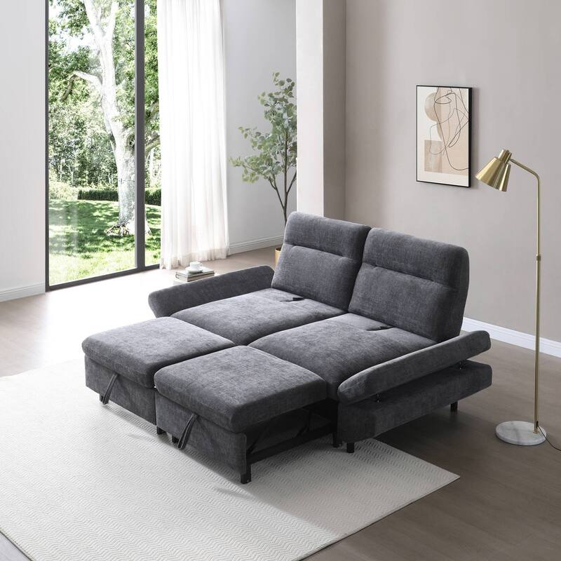 Multifunctional Sleeper Sofa Bed - Grey