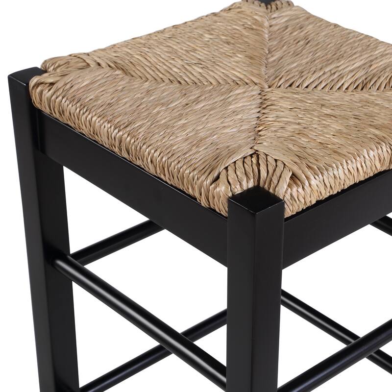 Slaot Woven 29-inch Square Bar Stool